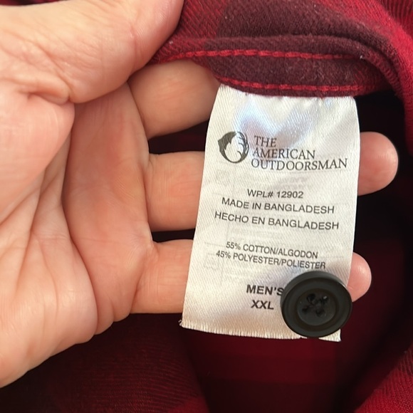 The American Outdoorsman Heavywieght Flannel Shirt with Flap Pockets - XXL - Picture 8 of 9